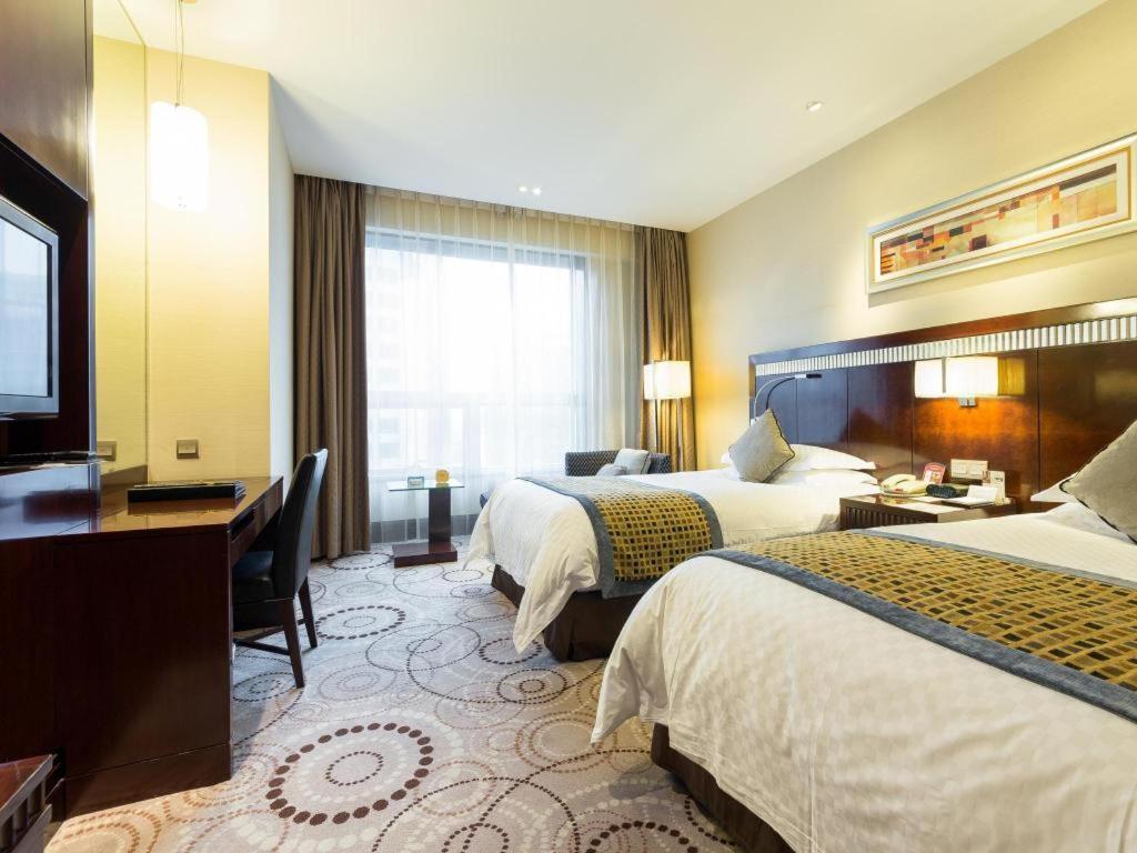 Grand Soluxe Zhongyou Hotel Xangai Exterior foto