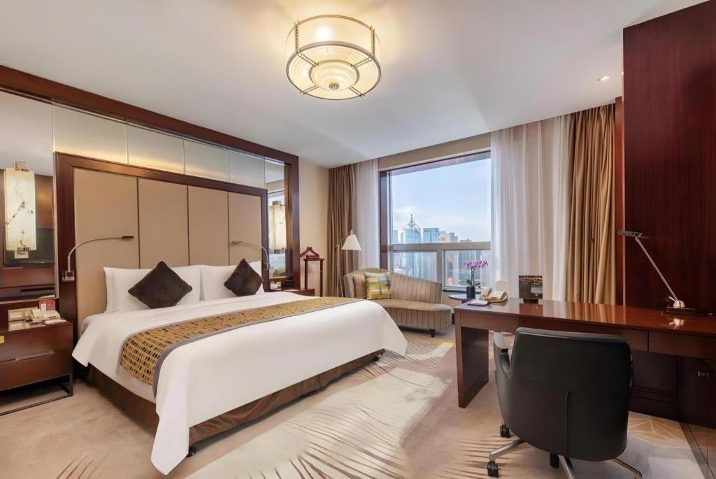 Grand Soluxe Zhongyou Hotel Xangai Exterior foto