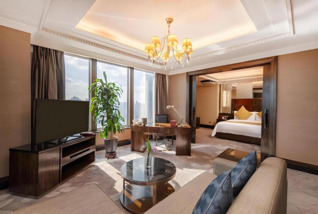 Grand Soluxe Zhongyou Hotel Xangai Exterior foto